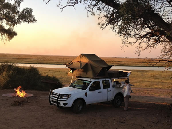 Driving in Botswana
