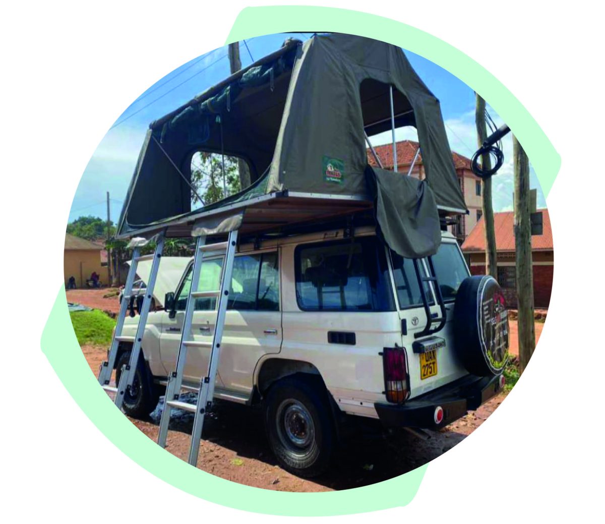 4x4 Camping Gear, Roof Top tent Rental, Bush Camping Uganda